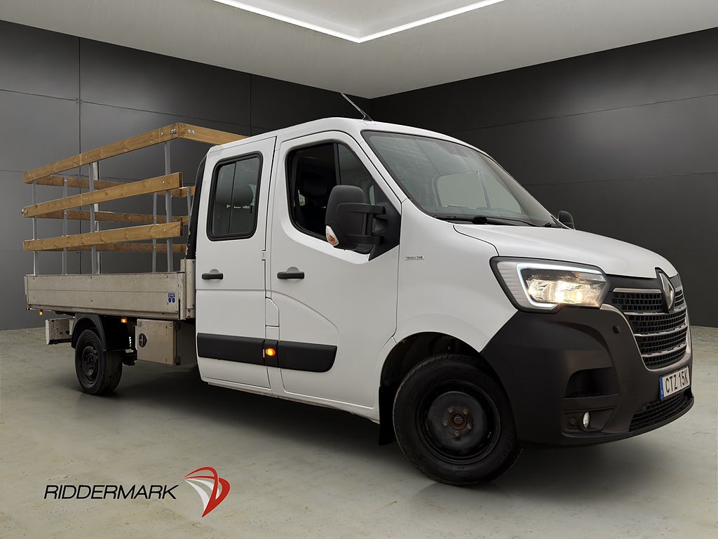 Renault master Dubbelhytt FLAK 2.3 Värmare 7-Sits MOMS