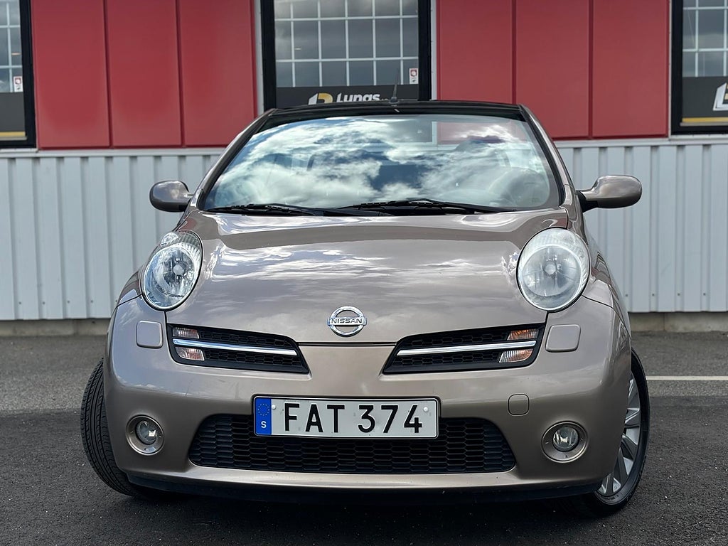 Nissan Micra C+C 1.6/Cab/Ny servad/Ränta från 0,95%/Ny bes