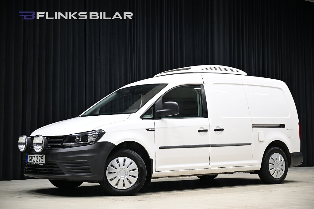 Volkswagen Caddy Maxi TDI DSG 102HK Kylbil|Nattkyla|Dubbeldörr|Leasbar|1Ägare