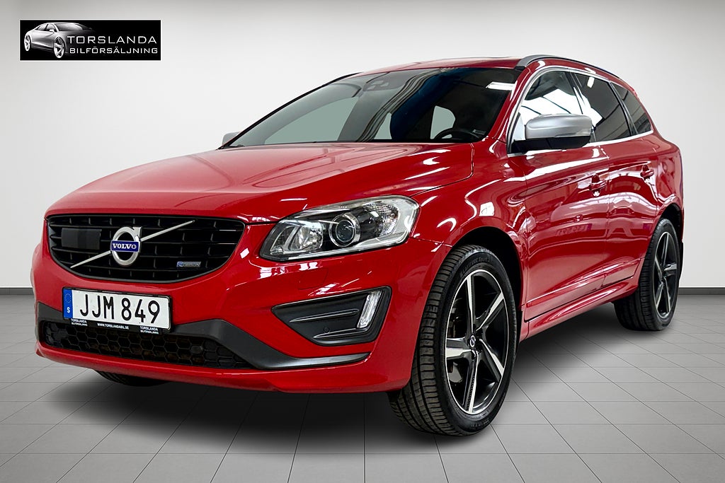 Volvo XC60 D4 AWD R-Design 215hk Polestar Skinn Pano Krok V-Hjul