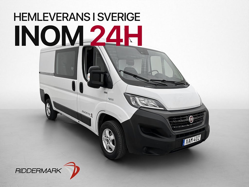Fiat ducato Dubbelhytt L2 Värmare Dragkrok B-Kamera 7-Sits
