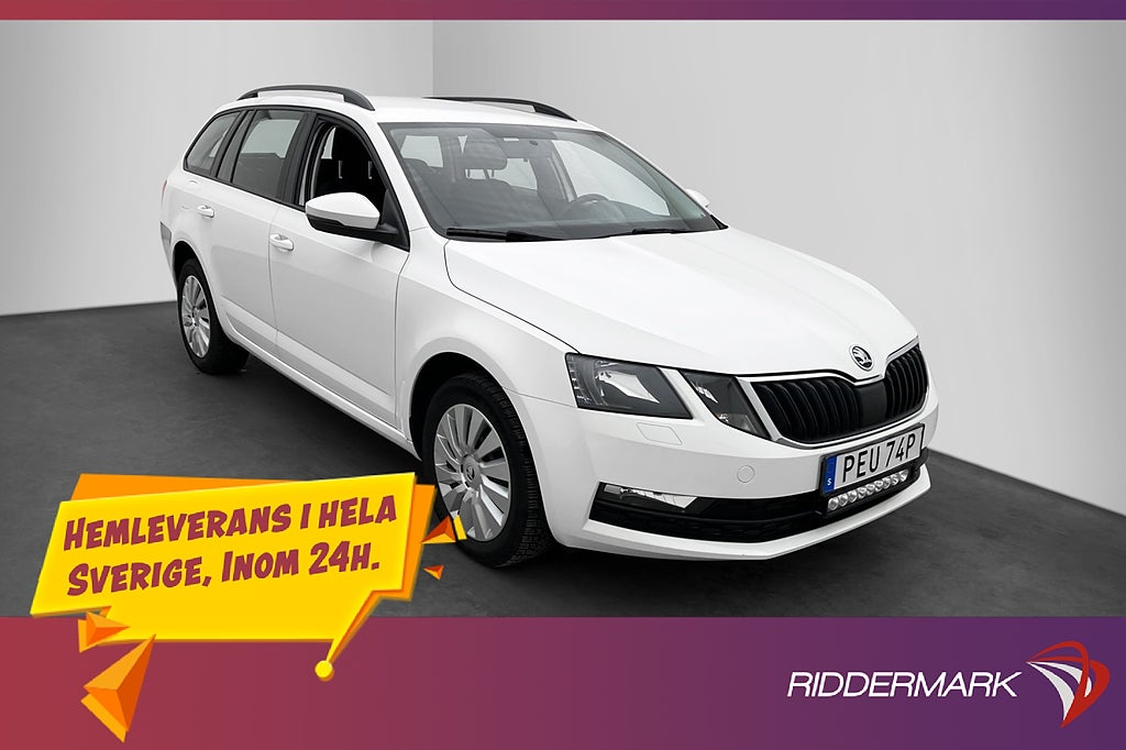 Skoda Octavia Kombi 1.6 TDI 115hk P-Sensorer Bluetooth