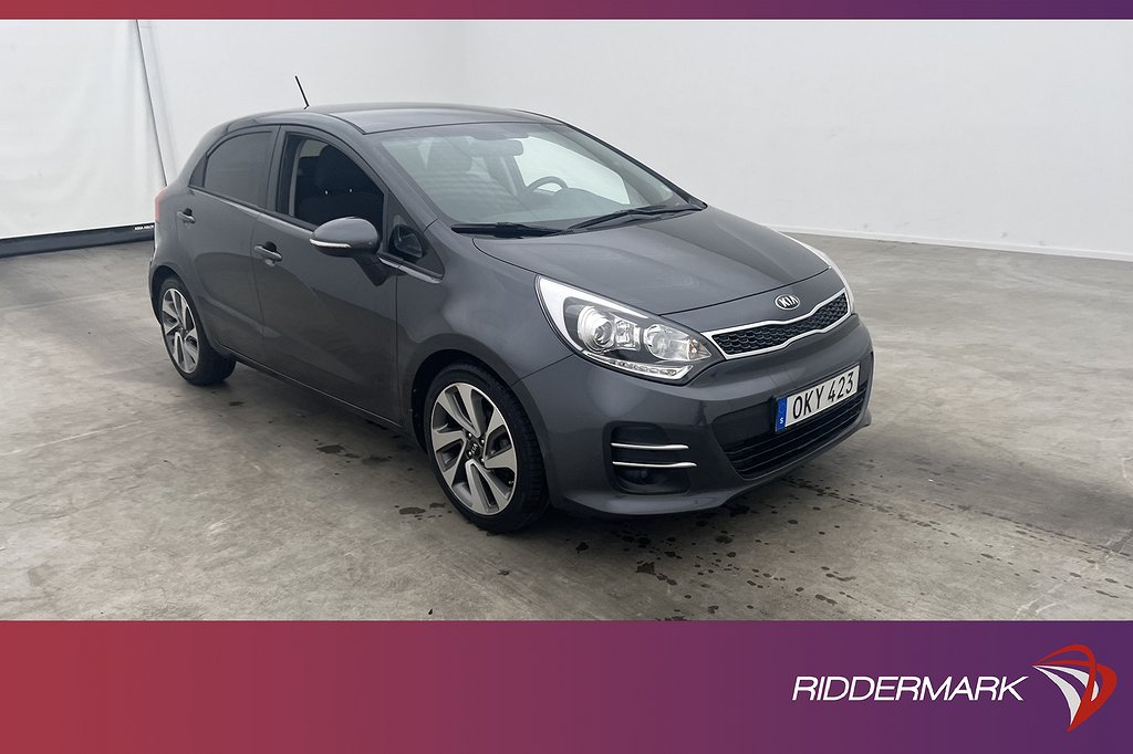 Kia Rio 1.2 CVVT 84hk Advance Kamera Navi Rattvärm Välservad