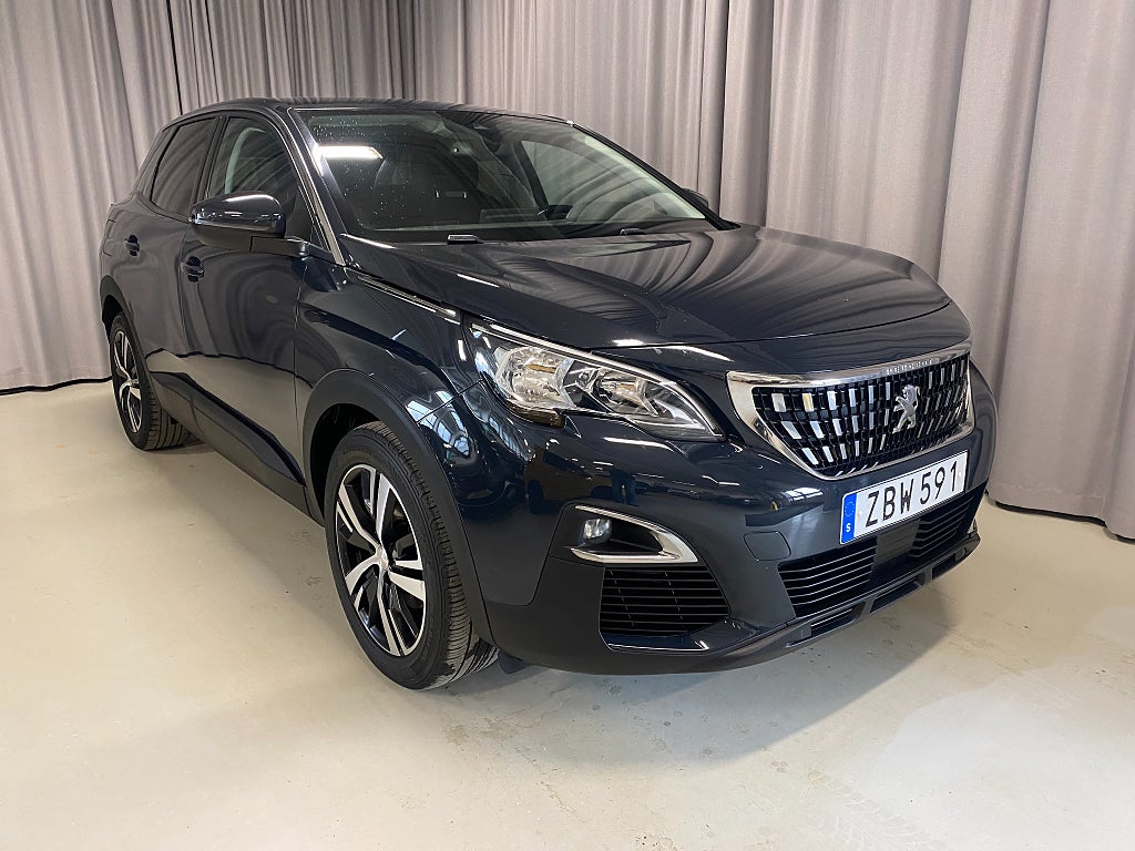 Peugeot 3008 Active 130hk Manuell.  Dragkrok.