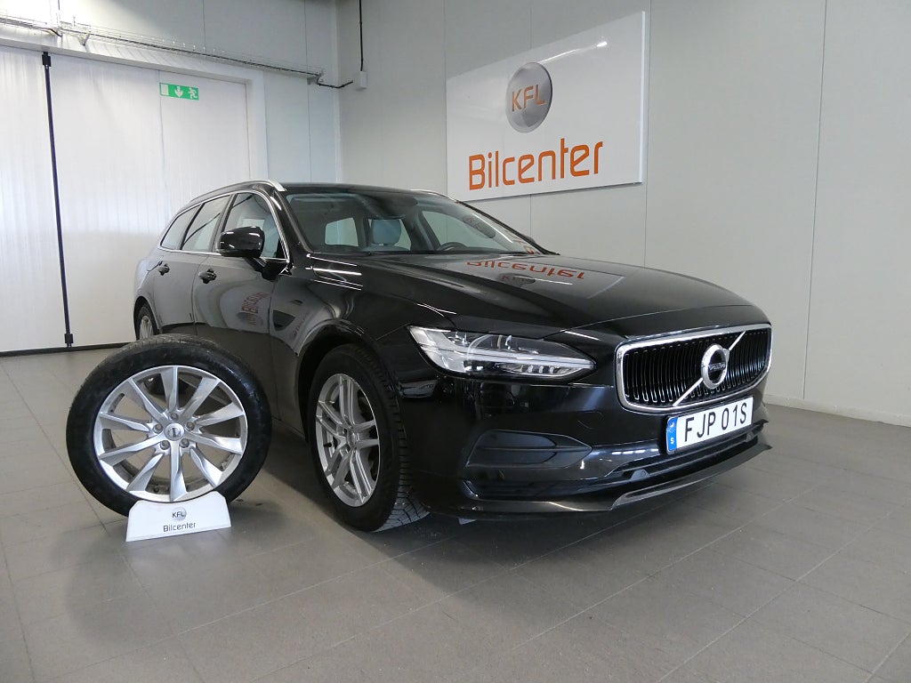 Volvo V90 D4 *3,99%RÄNTA* Aut-Drag-VOC-Värmare-Nyservad-Skinn-SoV