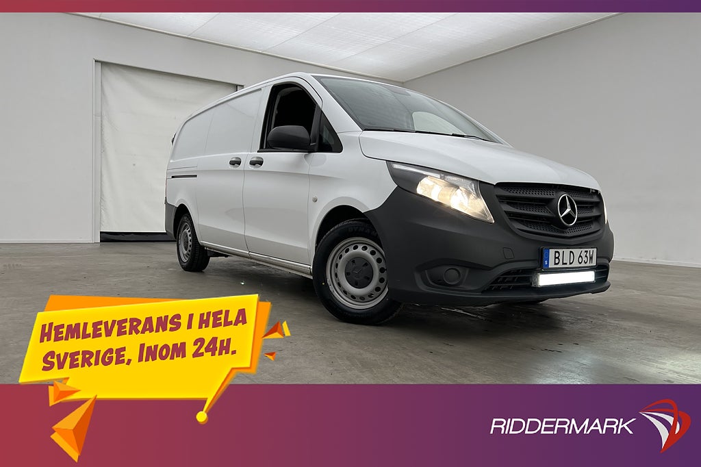 Mercedes-Benz Vito L2 114 Värm Drag V-inred Farthållare Moms
