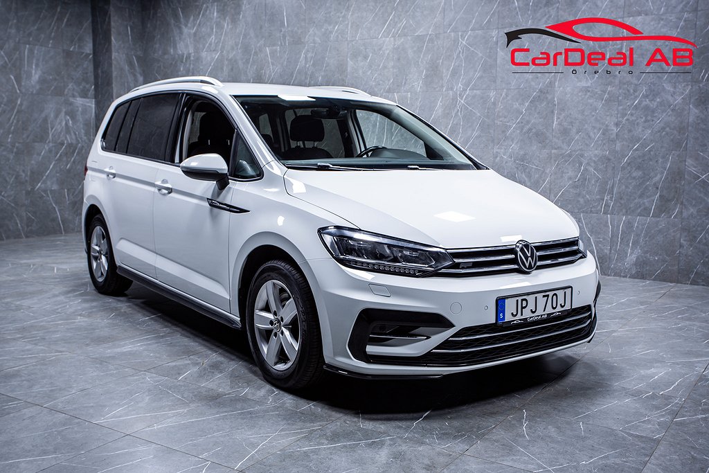 Volkswagen Touran 2.0 TDI 150HK R-Line 7-Sits Carplay MOMS