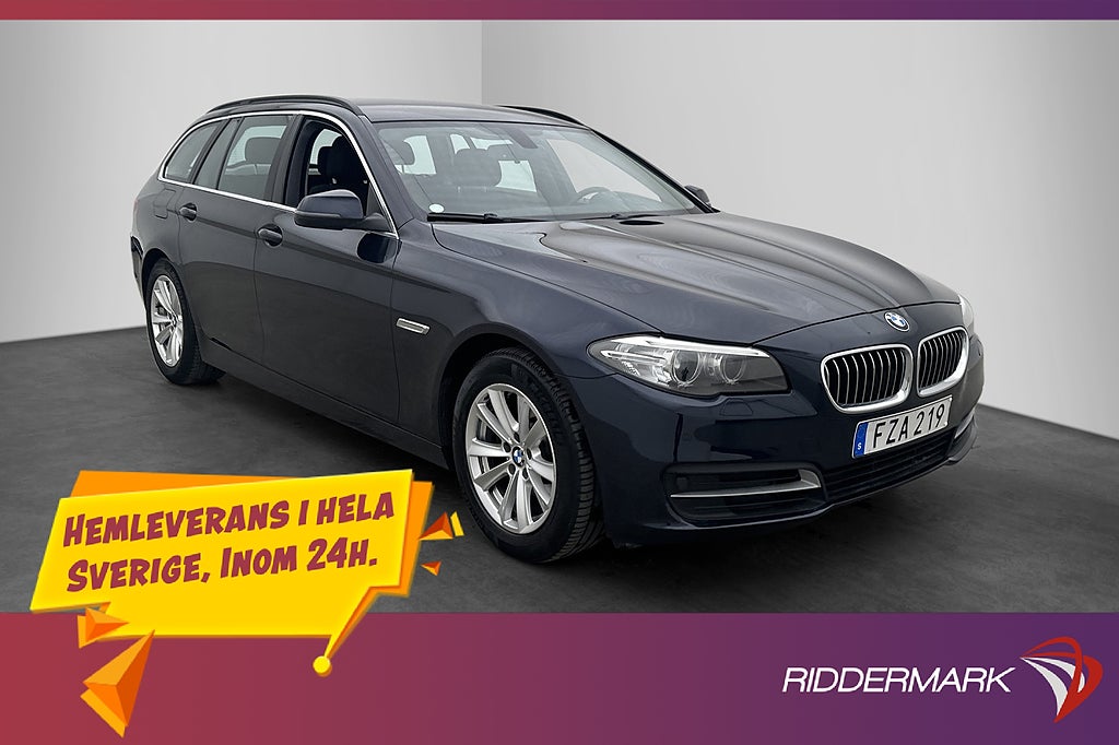 BMW 520 D 184hk Rattvärme BT Dragkrok PDC Farthållare