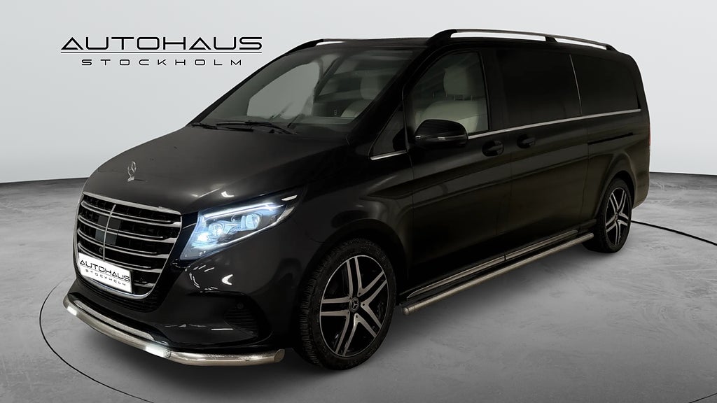 Mercedes-Benz V 300d Lång Exclusive 7-sits Burmester 360° Airmatic 