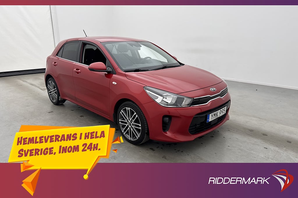 Kia Rio 1.4 CVVT GLS Kamera CarPlay Navi M&K Värmare 99hk