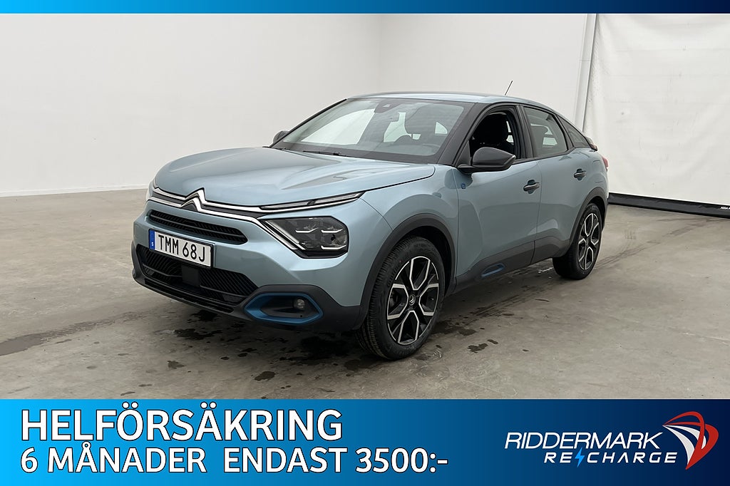 Citroën e-C4 136hk P-Sensorer CarPlay Farthållare Rattvärme