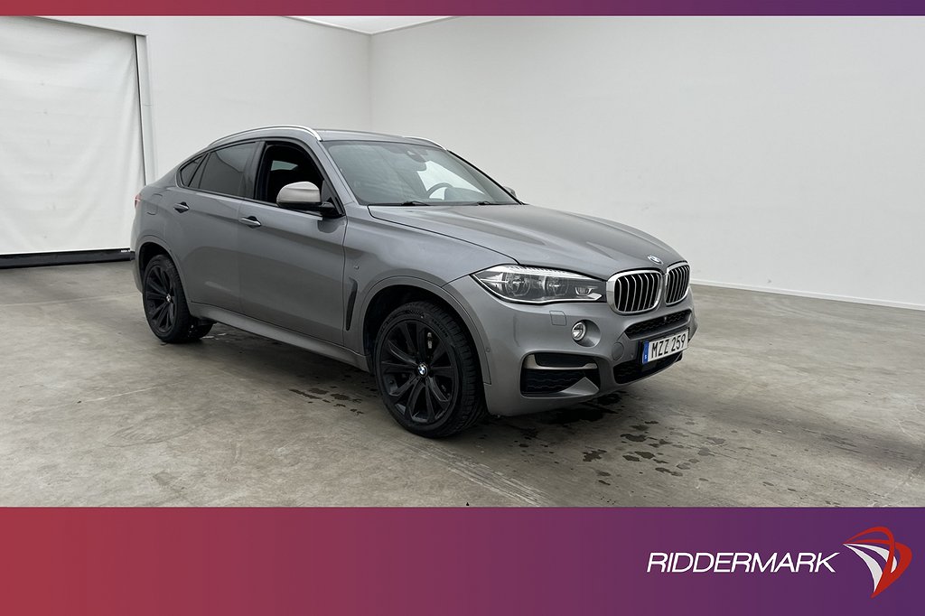 BMW X6 M50d 381hk M Sport Pano Cockpit H/K HUD Soft 4-Zon