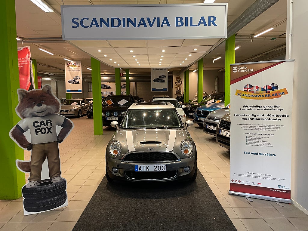 MINI Cooper S Clubman 174HK 10700 Panorama Tak Välvårdad