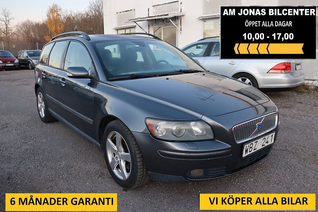 Volvo V50 Ny Kam, Ny Bes, Ny Serv, Rostfri, Drag, 140hk, 2.4