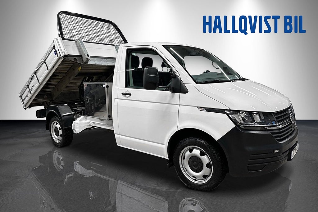 Volkswagen Transporter 150Hk Tippflak Leasbar Drag Värmare Kamera