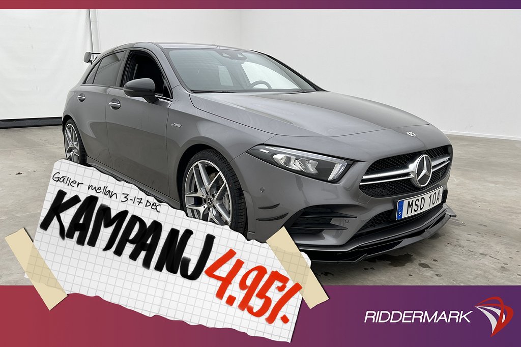 Mercedes-Benz A 35 AMG 4M 306hk AMG Wide Burm 4,95% Ränta