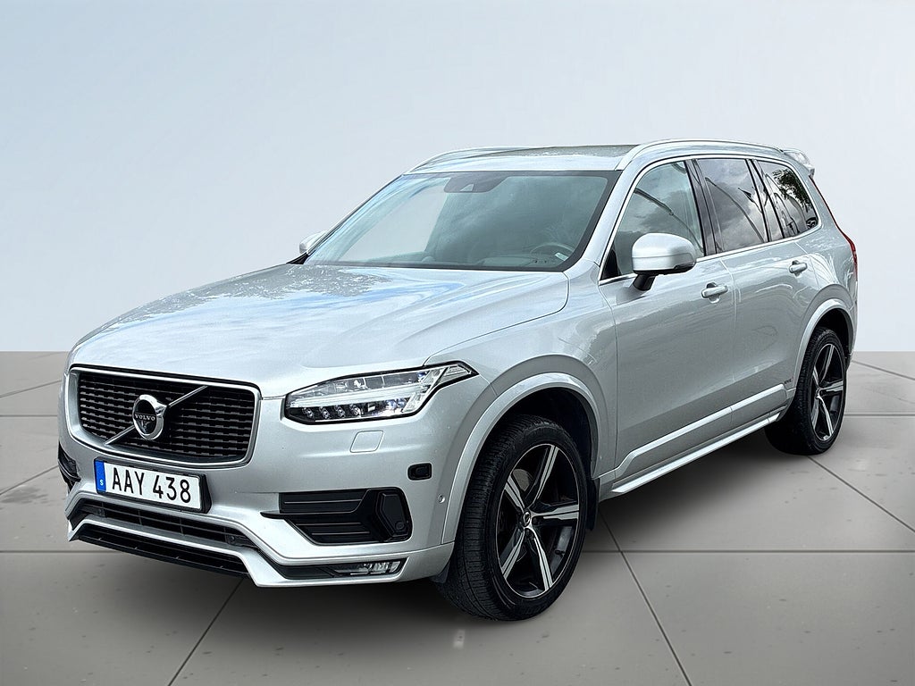 Volvo XC90 7-seater T6 AWD R-Design 360/Drag/mok/skinn/Elstol/Navi