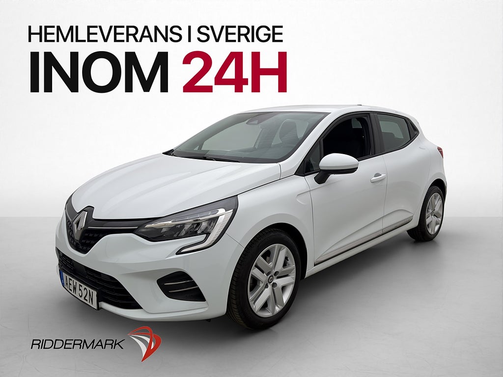 Renault Clio 1.0 TCe 91hk Zen Sensorer Bluetooth Farthållare