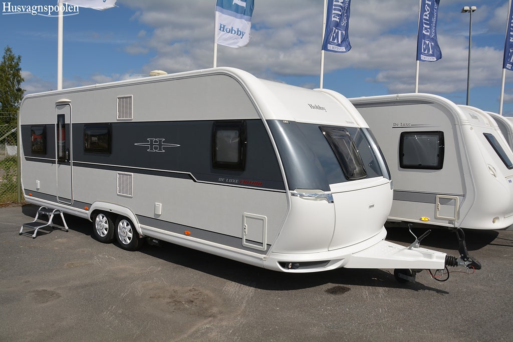 Hobby 650 KMFE De Luxe Alde, Barnkammare, Ac, Mover, Ugn, Markis 