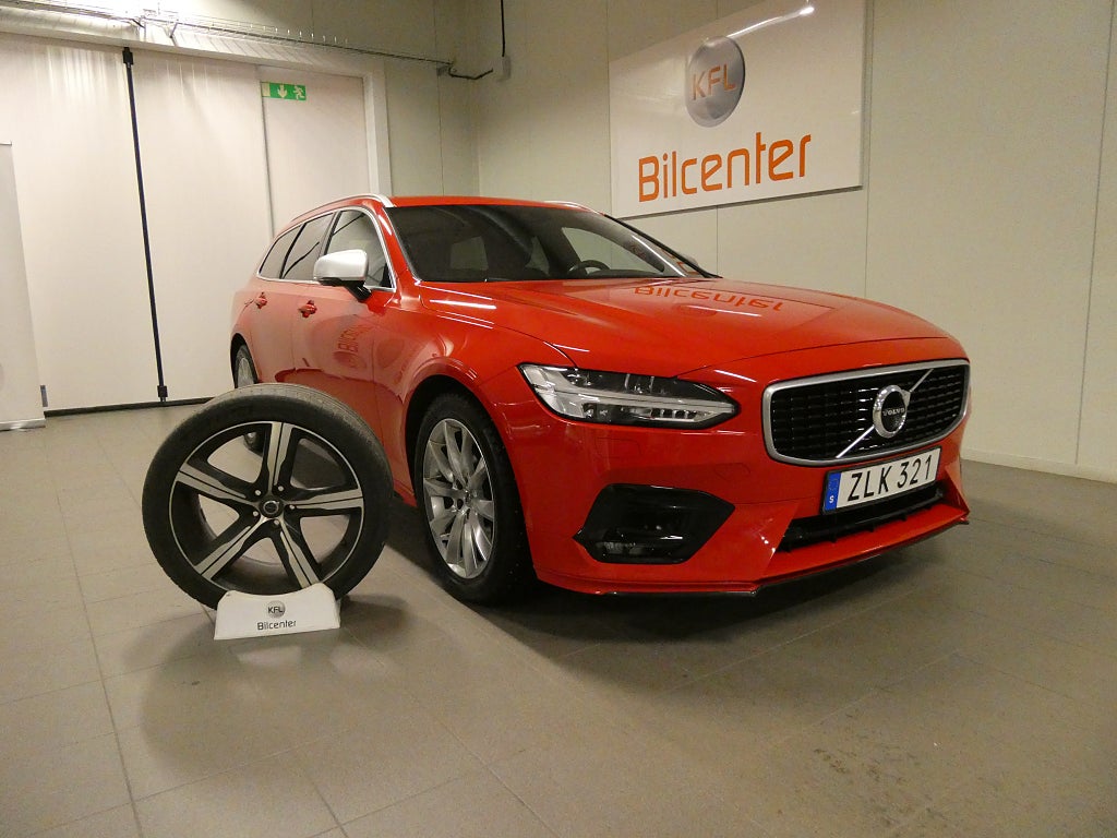 Volvo V90 D4 R-Design *JANUARIREA* Aut-Drag-HU-360Kam-Värm-Navi-SoV