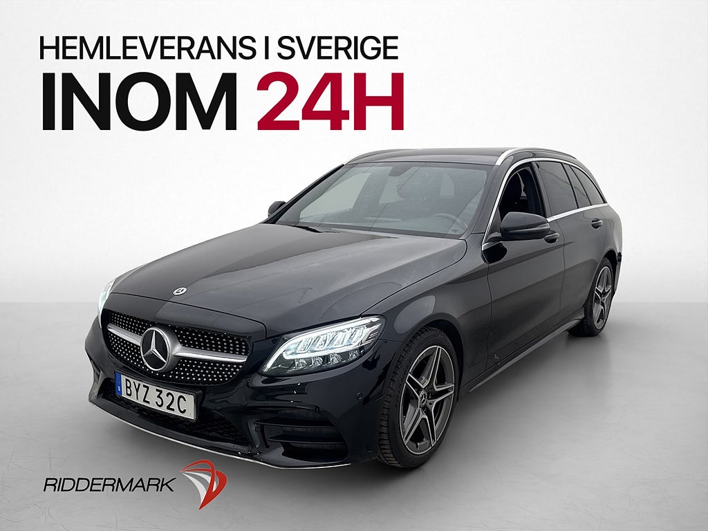 Mercedes-Benz C 220T d AMG Cockpit Läder Kamera Drag Keyless