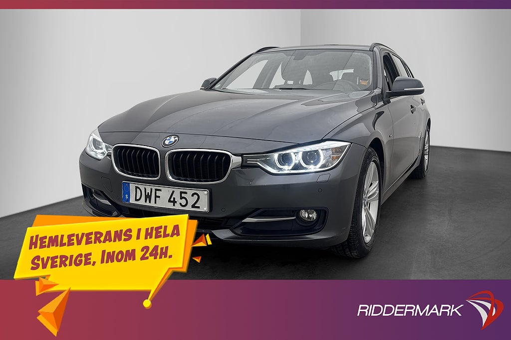 BMW 318 d Touring 143hk Sport line Navi Drag Sensorer LÅGMIL