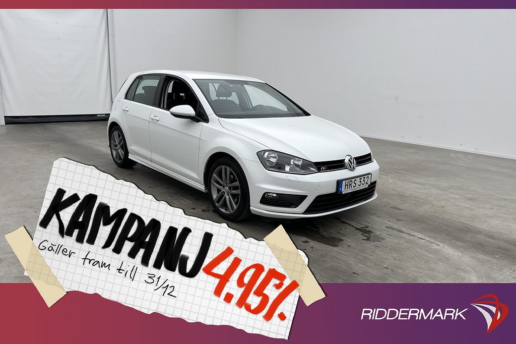 Volkswagen Golf 1.2 TSI 105hk R-Line Adap-Fa 4,95% Ränta