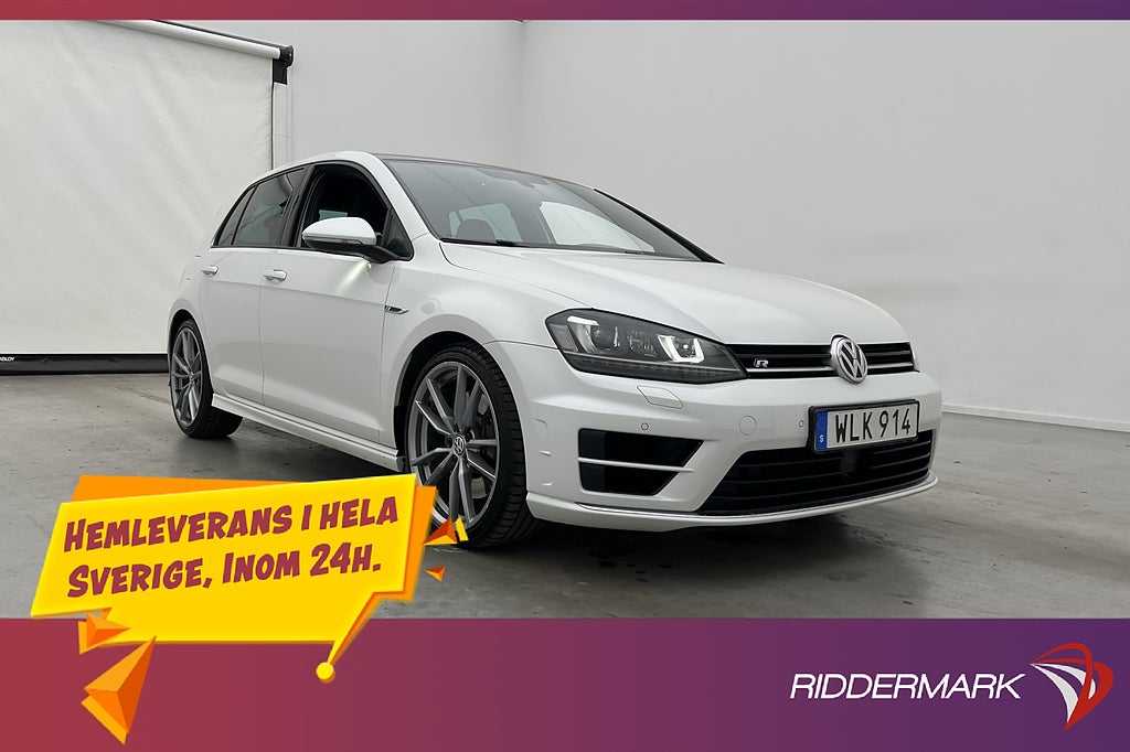 Volkswagen Golf R 2.0 TSI 300hk 4M Pano Kamera CarPlay Dyna