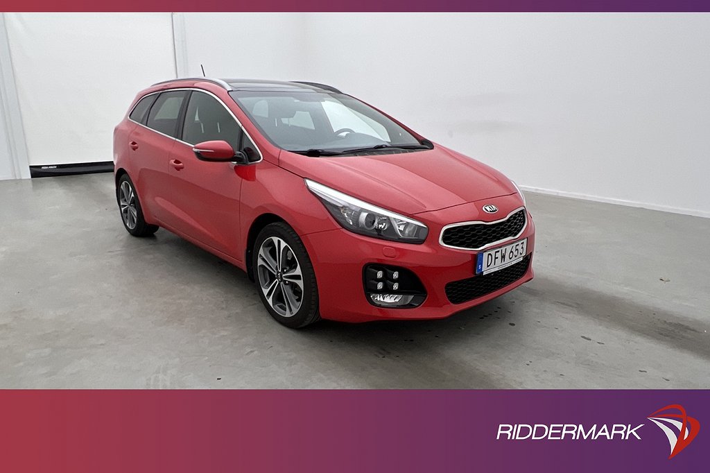 Kia Cee´d 1.6 136hk GT-Line Pano Värmare Navi Rattvärme Drag