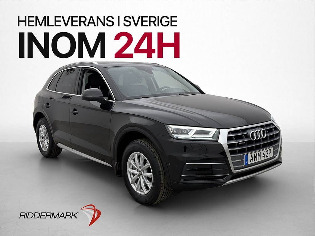 Audi Q5 40 TDI quattro Värmare Kamera CarPlay Sensorer Drag