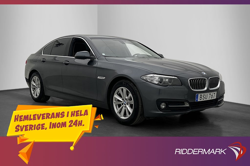 BMW 520 d Sedan Steptronic 190hk Drag P Sensorer Skinn