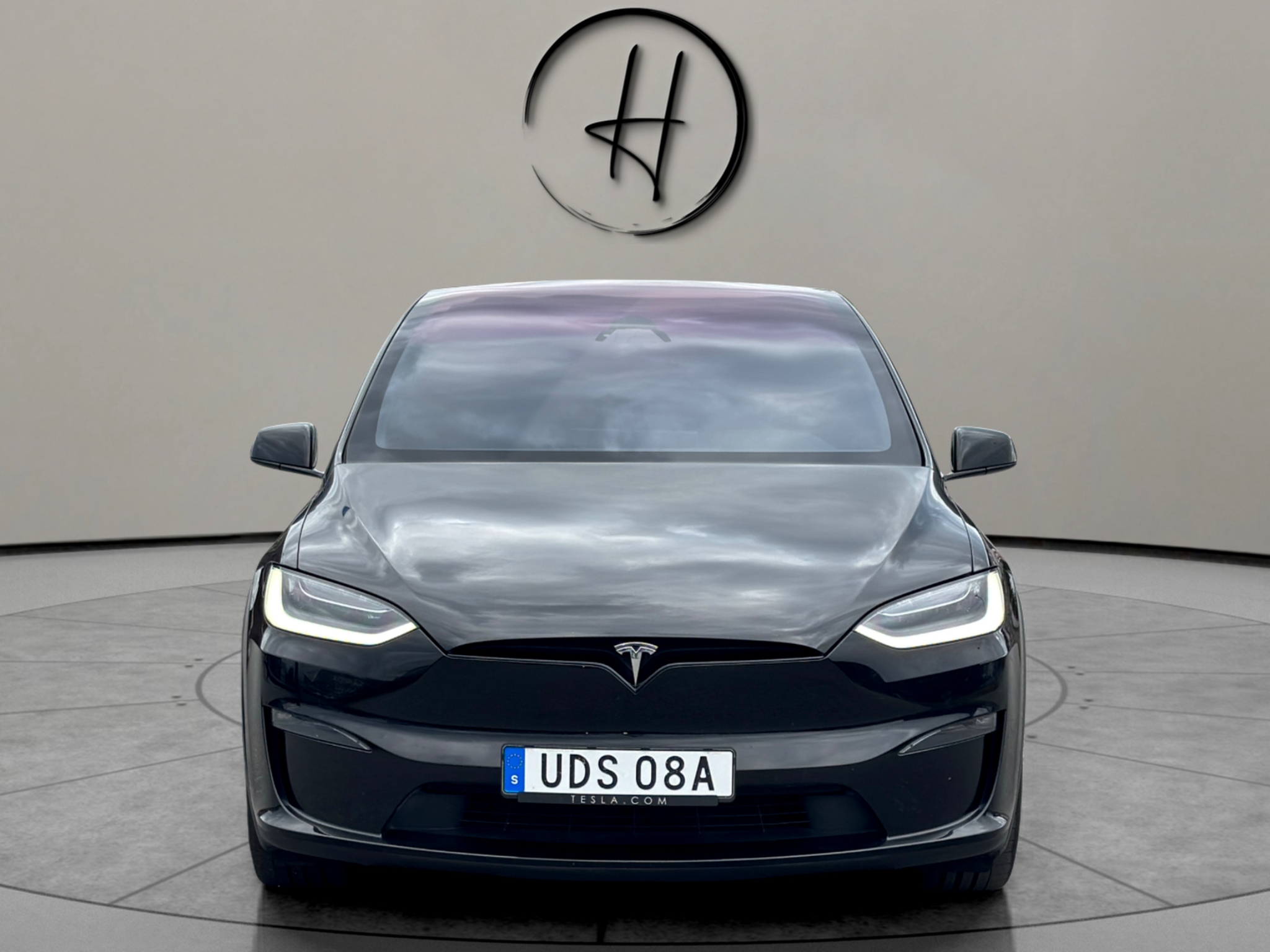 Tesla Model X 670hk HW4 Skinn 2023, bild 3/10