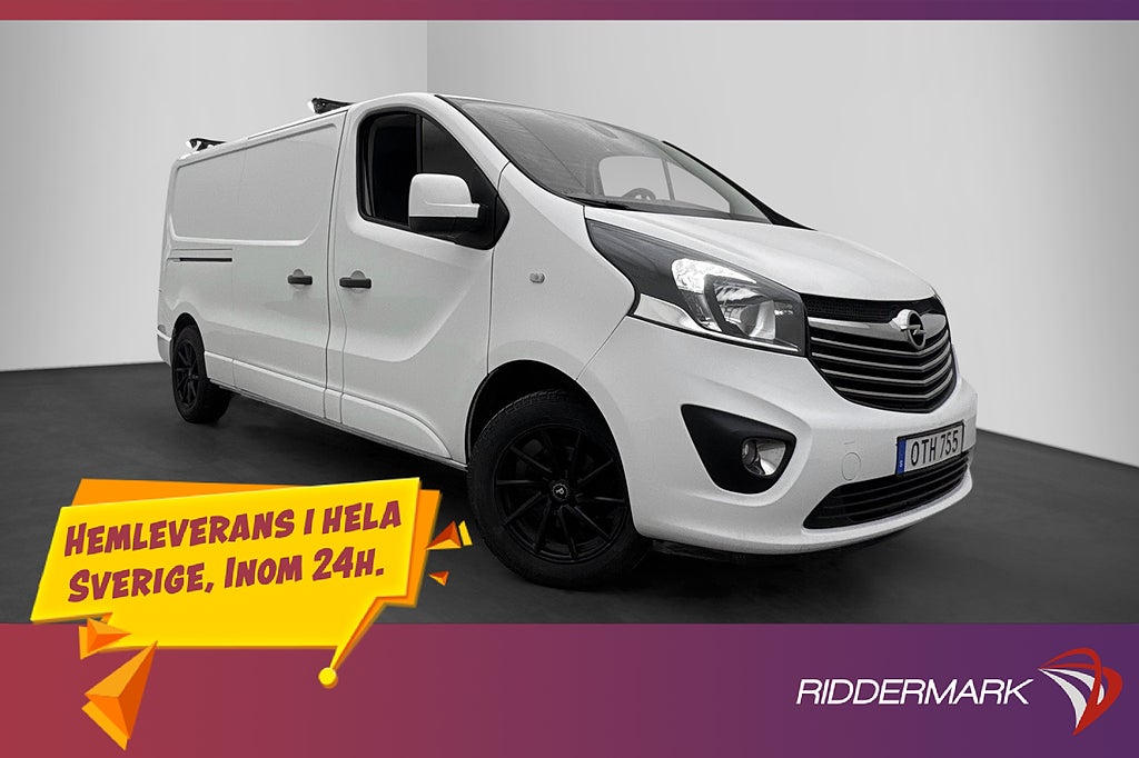 Opel Vivaro L2 1.6 Värmare Drag 2xDörrar B-Kamera Takräcke
