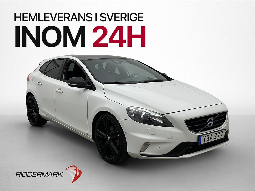 Volvo V40 T5 245hk R-Design Carbon Edition Värmare H/K Navi