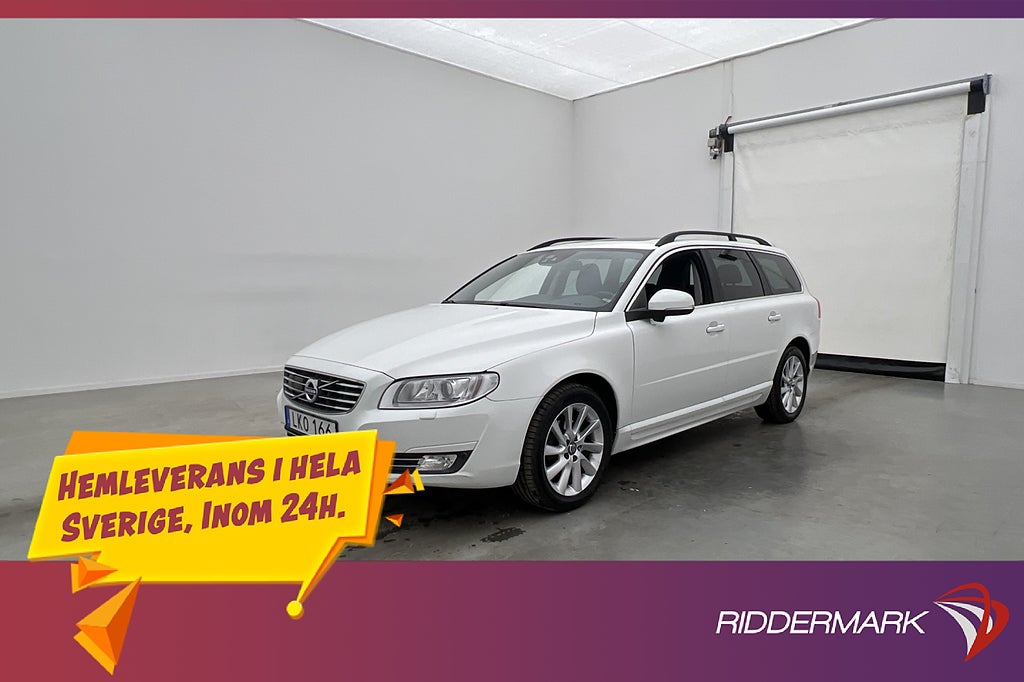 Volvo V70 D4 Momentum Taklucka VOC Värmare Navi BLIS Drag