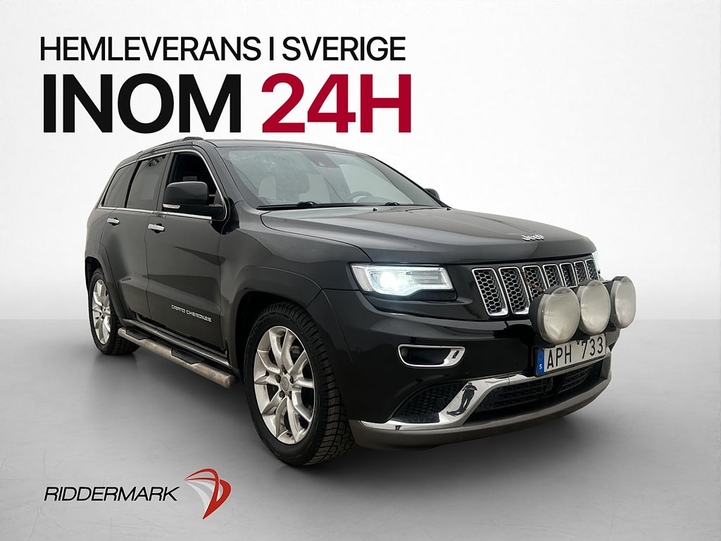 Jeep Grand Cherokee 3.0 V6 4WD Summit Pano Skinn Kamera Drag