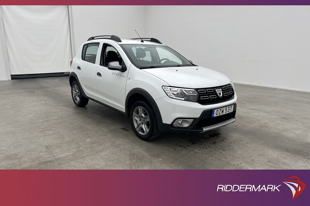 Dacia Sandero Stepway 1.0 101hk Navi Sensorer Farthållare