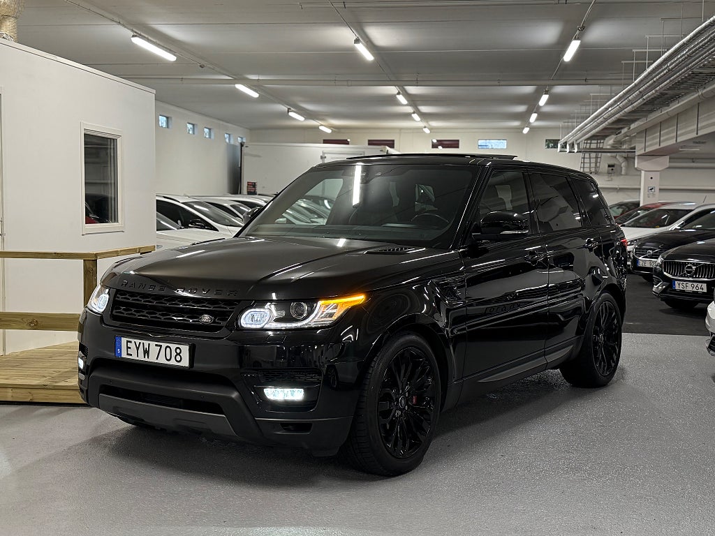Land Rover Range Rover Sport 3.0 SDV6 4WD 1ÅRSGARANTI/PANO/DRAG