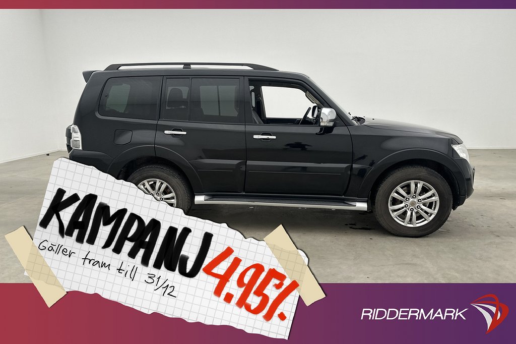 Mitsubishi Pajero Di-D 4WD 200hk Business 7-sits 4,95% Ränta