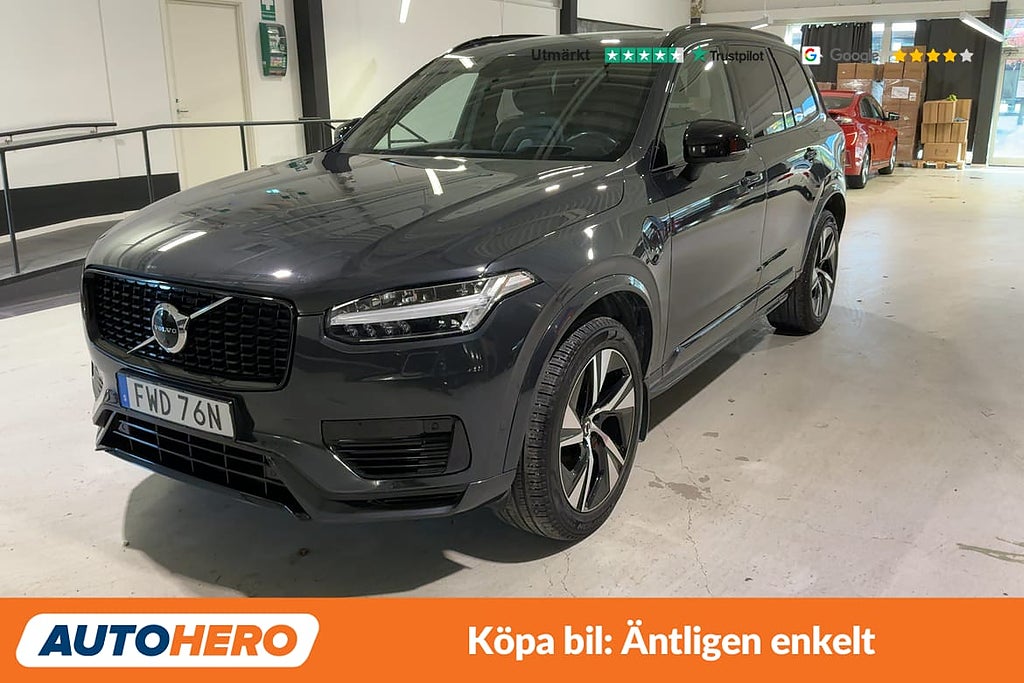 Volvo XC90 T8 AWD R-Des Polestar Opt / B&W, Pano, 360, Drag