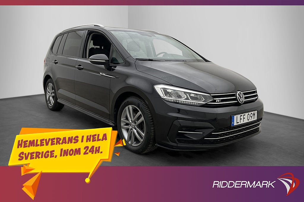 Volkswagen Touran 1.5 TSI 150hk R Line 7 Sits Pano CarPlay