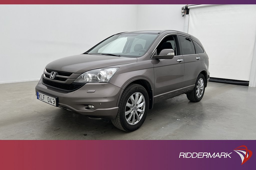 Honda CR-V i-VTEC 4WD 155hk Executive Pano Kamera Navi Skinn