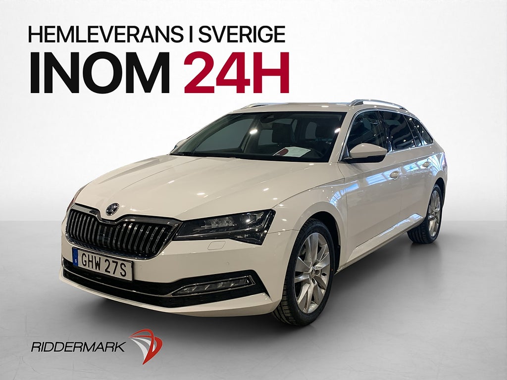 Skoda Superb 2.0 TDI 4x4 Värmare Cockpit Skinn Kamera Drag
