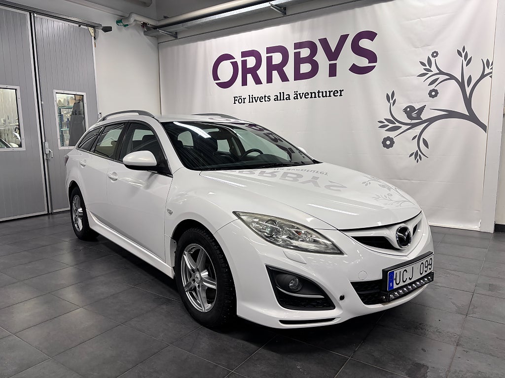 Mazda 6 Wagon 2.2 MZR-CD 163Hk Drag V-Hjul M-Värmare Ledramp