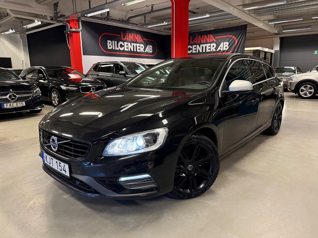 Volvo V60 T4 Aut R-Design 2 ägare Navi Kamera PDC Värmare SoV