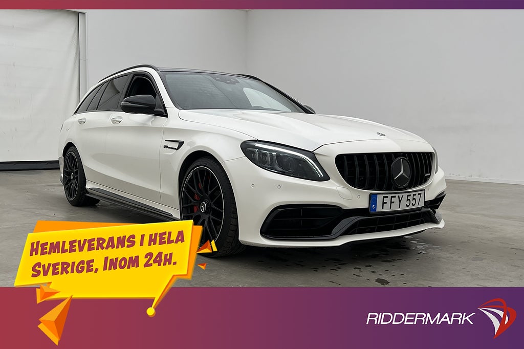 Mercedes-Benz C 63 S AMG 510hk Burmester Pano HUD 360°