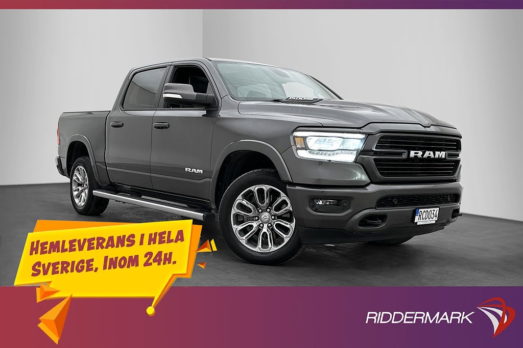 Dodge RAM Laramie V8 4x4 Dragkrok Luft Pano H/K Diff Moms