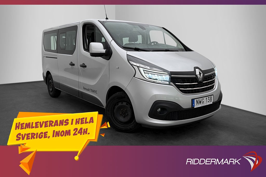 Renault Trafic Grand Kombi 2.0dCi Värm Drag B-Kam 9-Sit Moms
