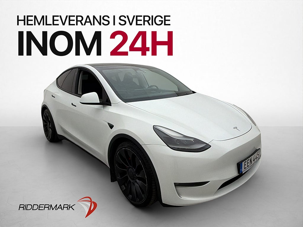 Tesla Model Y Performance 534hk Autopilot Kamera Drag MOMS
