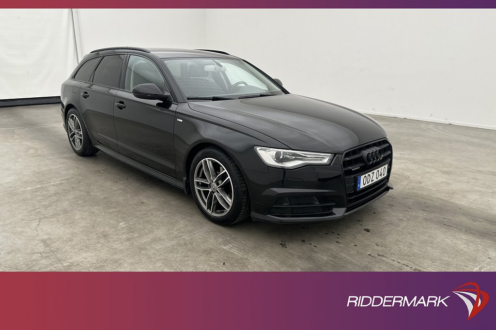 Audi A6 Avant Quattro 190hk S-Line D-Värm P-Sensorer Drag